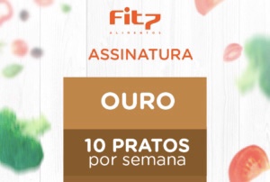 Plano Ouro – 10 Refeições por semana (Frete Grátis)